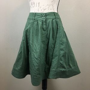 Military Green Skirt With Pockets Size XS